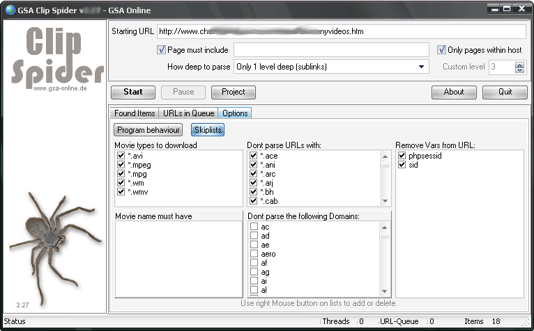 Filter Options