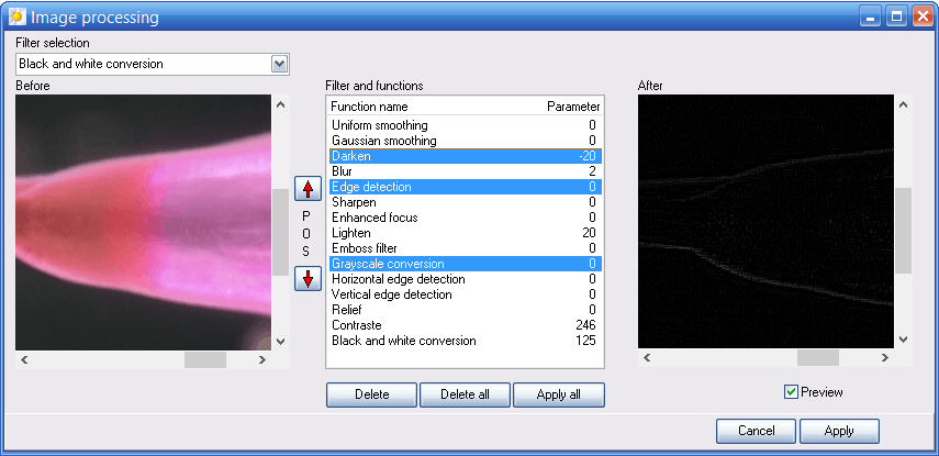 Image Processing Filter