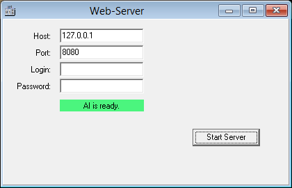 Integrated Webserver